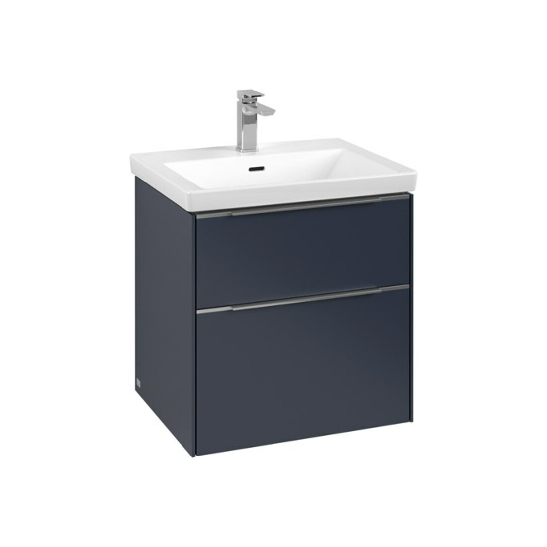V&B Waschtischunterschrank Subway 3.0 57,2x57,6x47,8cm, o LE/Gr AL gl, Mar bl.