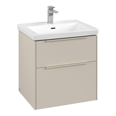 V&B Waschtischunterschrank Subway 3.0 57,2x57,6x47,8cm, o LE/Gr mon., cashm Gr