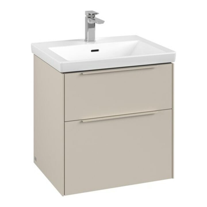 V&B Waschtischunterschrank Subway 3.0 57,2x57,6x47,8cm, o LE/Gr mon., cashm Gr