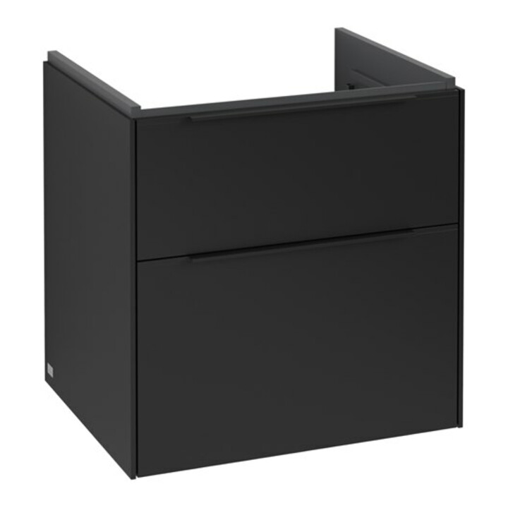 V&B Waschtischunterschrank Subway 3.0 57,2x57,6x47,8cm, o LE/Gr vo b, volc bla