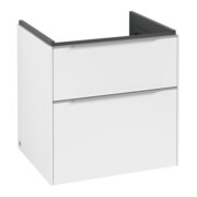V&B Waschtischunterschrank Subway 3.0 57,2x57,6x47,8cm, o LED/Gr Alu gl, P wh.-3