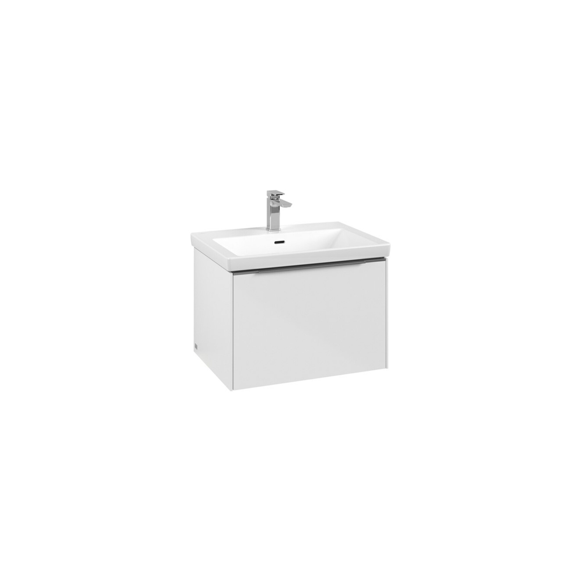 V&B Waschtischunterschrank Subway 3.0 62,2x42,9x47,8cm, m LE/Gr AL g, Bri wh. ; Villeroy & Boch