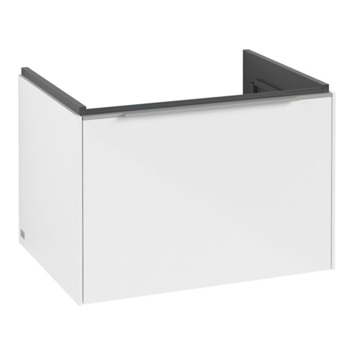V&B Waschtischunterschrank Subway 3.0 62,2x42,9x47,8cm, m LE/Gr AL g, Bri wh.