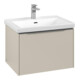 V&B Waschtischunterschrank Subway 3.0 62,2x42,9x47,8cm, m LE/Gr AL g, cashm Gr-3