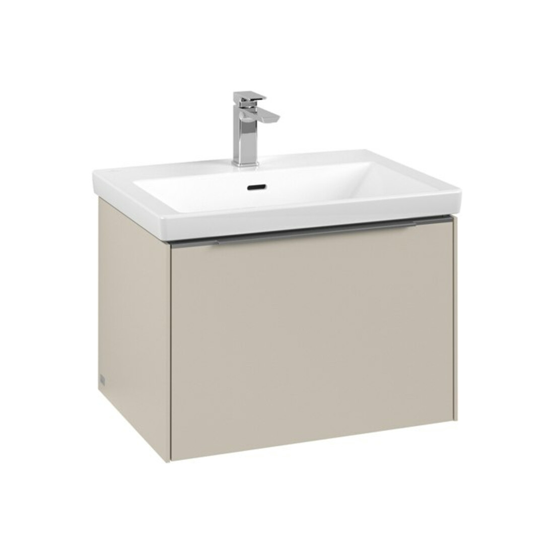 V&B Waschtischunterschrank Subway 3.0 62,2x42,9x47,8cm, m LE/Gr AL g, cashm Gr