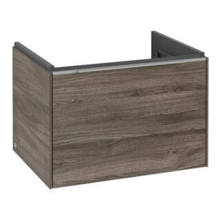 V&B Waschtischunterschrank Subway 3.0 62,2x42,9x47,8cm, m LE/Gr Alu gl, st. Oa