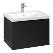 V&B Waschtischunterschrank Subway 3.0 62,2x42,9x47,8cm, m LE/Gr vo b, volc bla