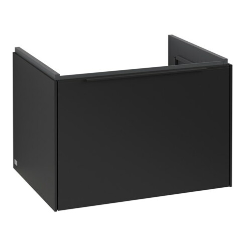 V&B Waschtischunterschrank Subway 3.0 62,2x42,9x47,8cm, m LE/Gr vo b, volc bla