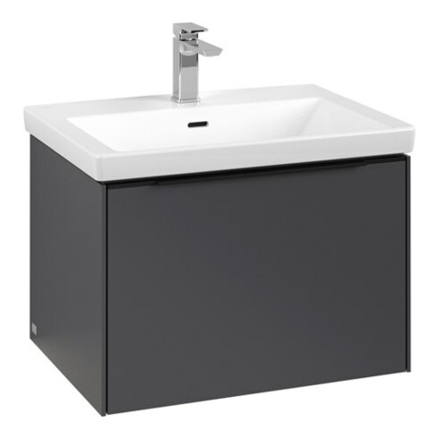 V&B Waschtischunterschrank Subway 3.0 62,2x42,9x47,8cm, m LE/Gr vo bla, graph.
