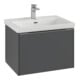 V&B Waschtischunterschrank Subway 3.0 62,2x42,9x47,8cm, m LE/Gr vo bla, wh. Oa-1