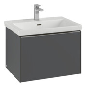 V&B Waschtischunterschrank Subway 3.0 62,2x42,9x47,8cm, m LE/Gr vo bla, wine r