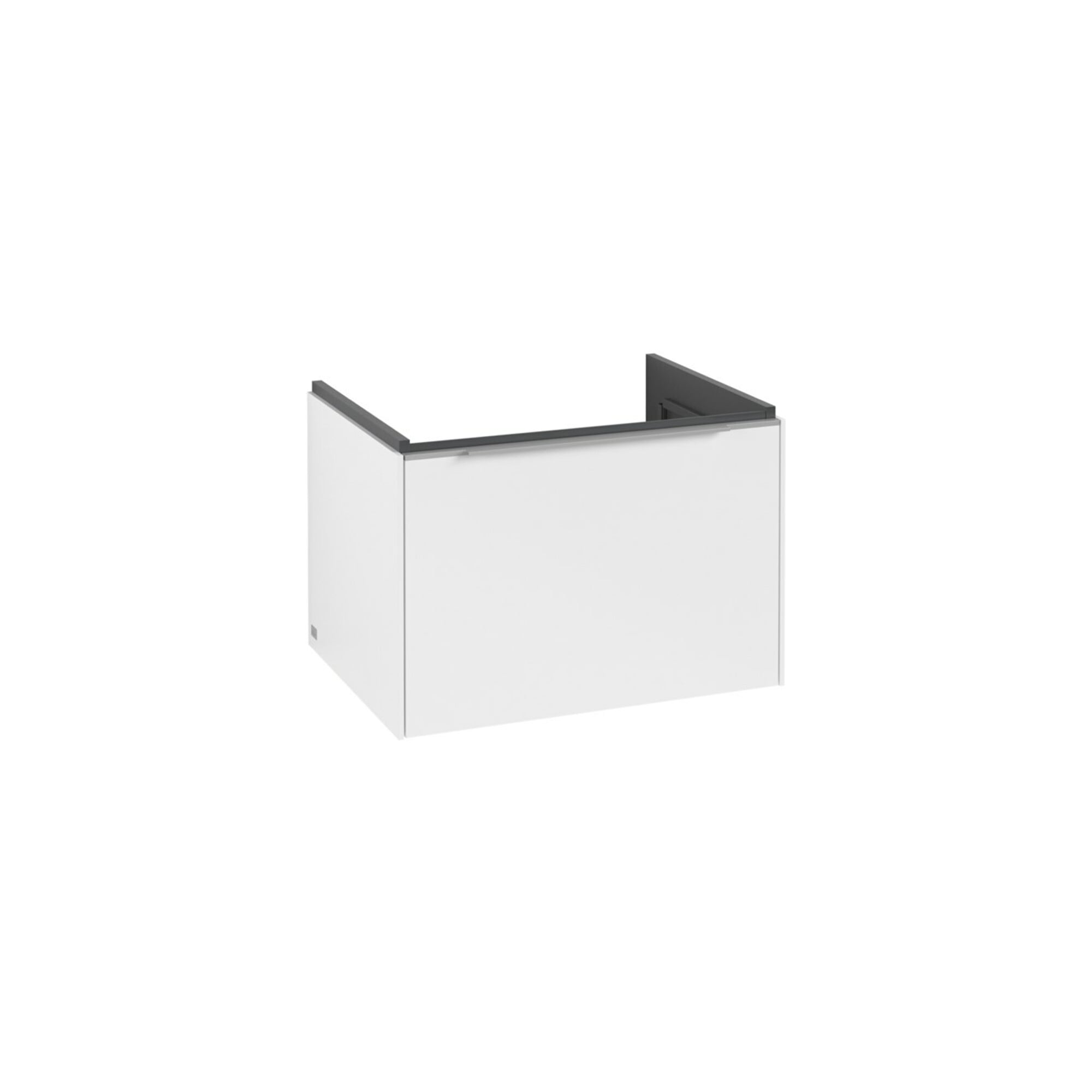 V&B Waschtischunterschrank Subway 3.0 62,2x42,9x47,8cm, m LED/Gr Alu gl, P wh. ; Villeroy & Boch