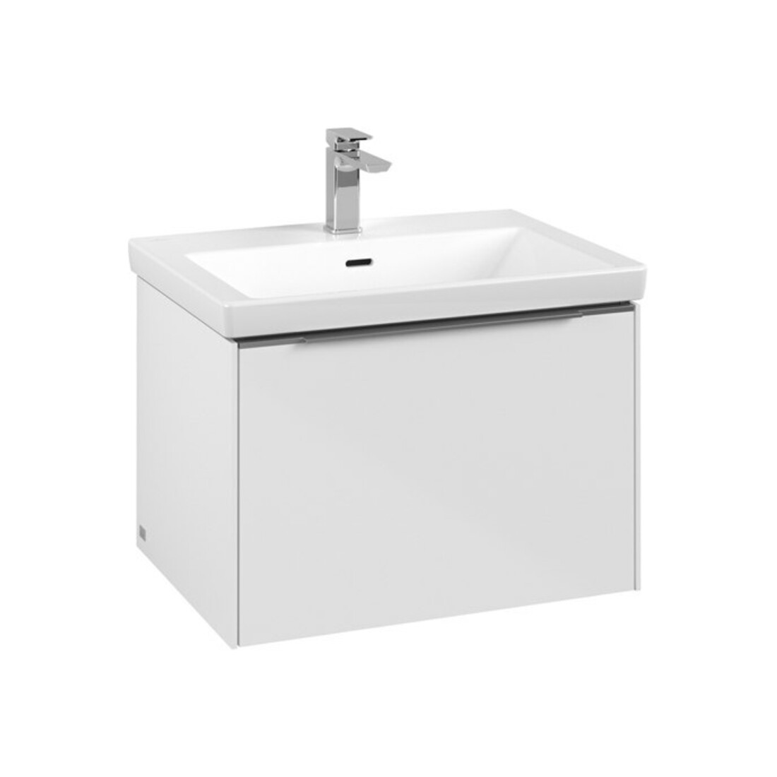 V&B Waschtischunterschrank Subway 3.0 62,2x42,9x47,8cm, o LE/Gr AL g, Bri wh.