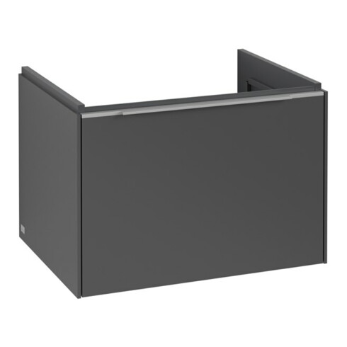 V&B Waschtischunterschrank Subway 3.0 62,2x42,9x47,8cm, o LE/Gr Alu gl, graph.