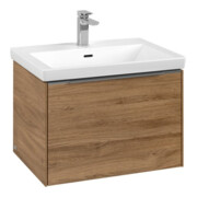 V&B Waschtischunterschrank Subway 3.0 62,2x42,9x47,8cm, o LE/Gr Alu gl, Kan Oa