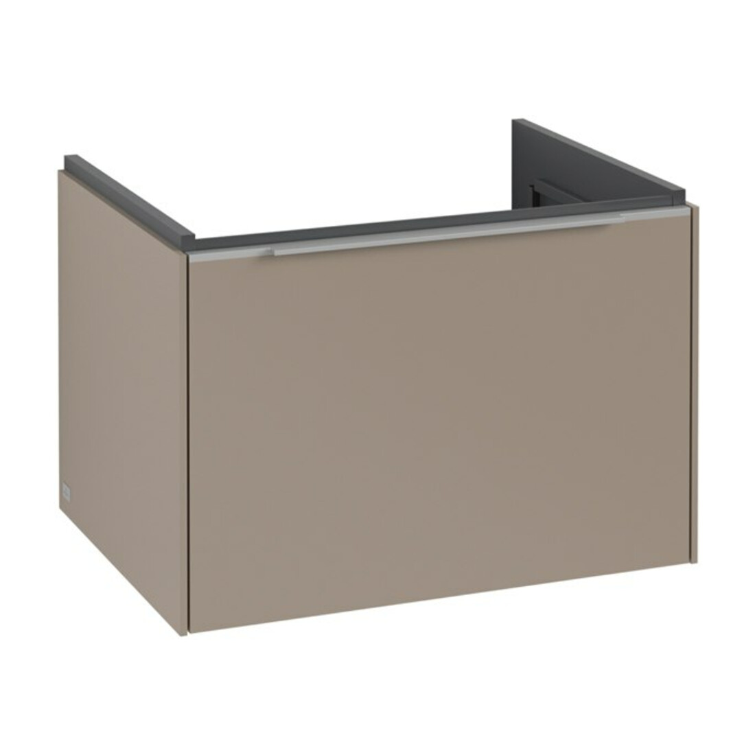 V&B Waschtischunterschrank Subway 3.0 62,2x42,9x47,8cm, o. LED/Gr Alu gl, Tau