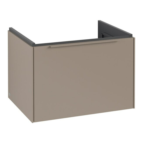 V&B Waschtischunterschrank Subway 3.0 62,2x42,9x47,8cm, o. LED/Gr monochr, Tau