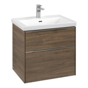 V&B Waschtischunterschrank Subway 3.0 62,2x57,6x47,8cm, m LE/Gr AL g, Ariz. Oa