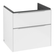 V&B Waschtischunterschrank Subway 3.0 62,2x57,6x47,8cm, m LE/Gr AL g, Bri wh.