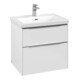 V&B Waschtischunterschrank Subway 3.0 62,2x57,6x47,8cm, m LE/Gr AL g, Bri wh.-3