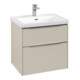V&B Waschtischunterschrank Subway 3.0 62,2x57,6x47,8cm, m LE/Gr AL g, cashm Gr-3