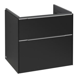 V&B Waschtischunterschrank Subway 3.0 62,2x57,6x47,8cm, m LE/Gr AL g, volc bla