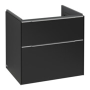 V&B Waschtischunterschrank Subway 3.0 62,2x57,6x47,8cm, m LE/Gr AL g, volc bla