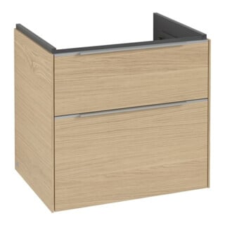 V&B Waschtischunterschrank Subway 3.0 62,2x57,6x47,8cm, m LE/Gr AL gl, Nord Oa
