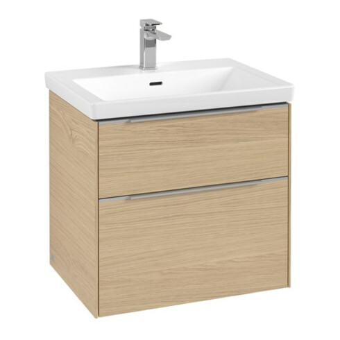 V&B Waschtischunterschrank Subway 3.0 62,2x57,6x47,8cm, m LE/Gr AL gl, Nord Oa