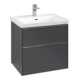 V&B Waschtischunterschrank Subway 3.0 62,2x57,6x47,8cm, m LE/Gr Alu gl, graph.-1