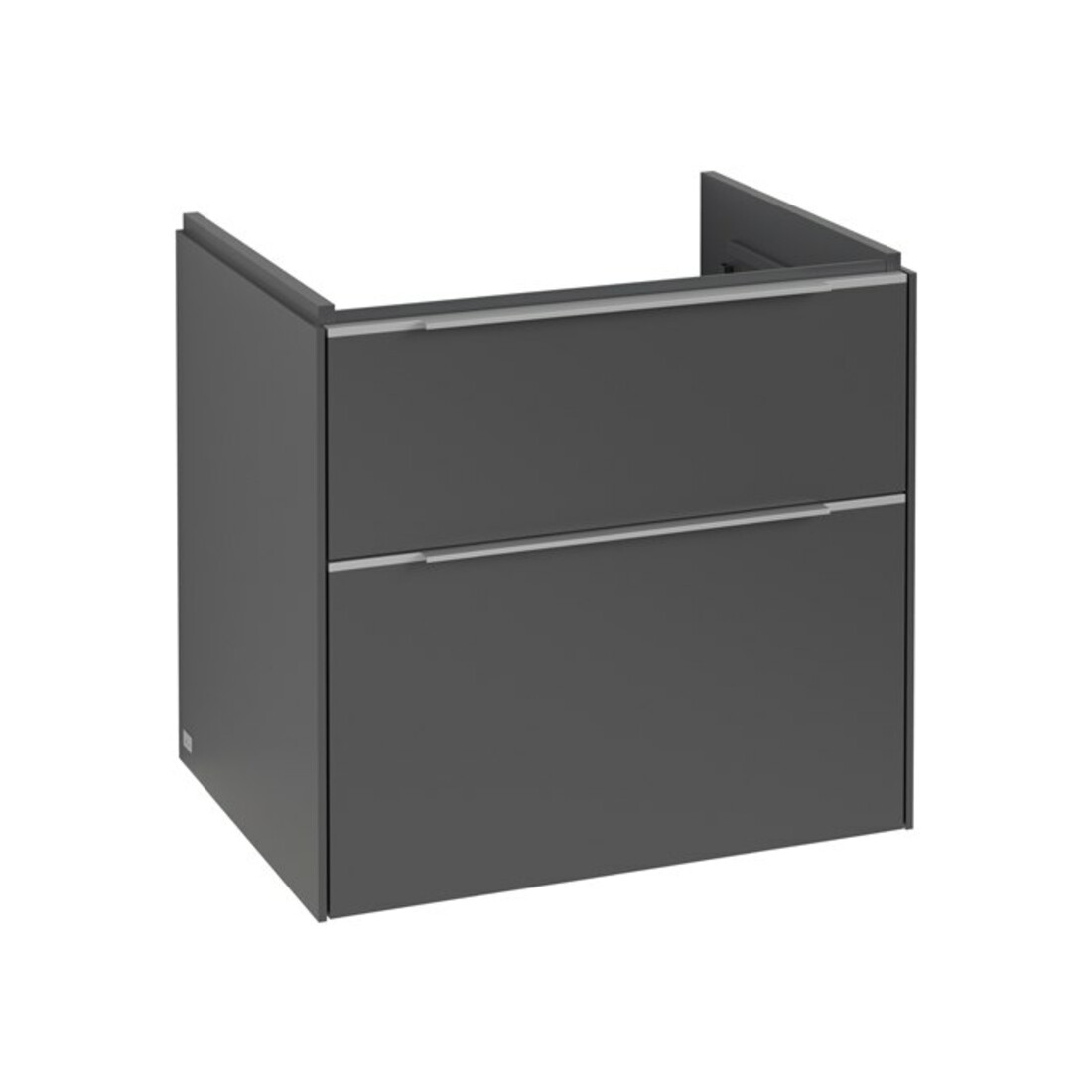 V&B Waschtischunterschrank Subway 3.0 62,2x57,6x47,8cm, m LE/Gr Alu gl, graph.