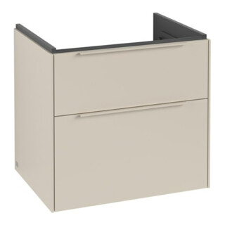 V&B Waschtischunterschrank Subway 3.0 62,2x57,6x47,8cm, m LE/Gr mon., cashm Gr