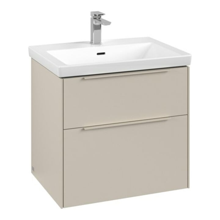 V&B Waschtischunterschrank Subway 3.0 62,2x57,6x47,8cm, m LE/Gr mon., cashm Gr