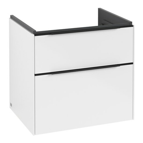 V&B Waschtischunterschrank Subway 3.0 62,2x57,6x47,8cm, m LE/Gr vo b, Bri wh.