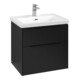 V&B Waschtischunterschrank Subway 3.0 62,2x57,6x47,8cm, m LE/Gr vo b, volc bla-1