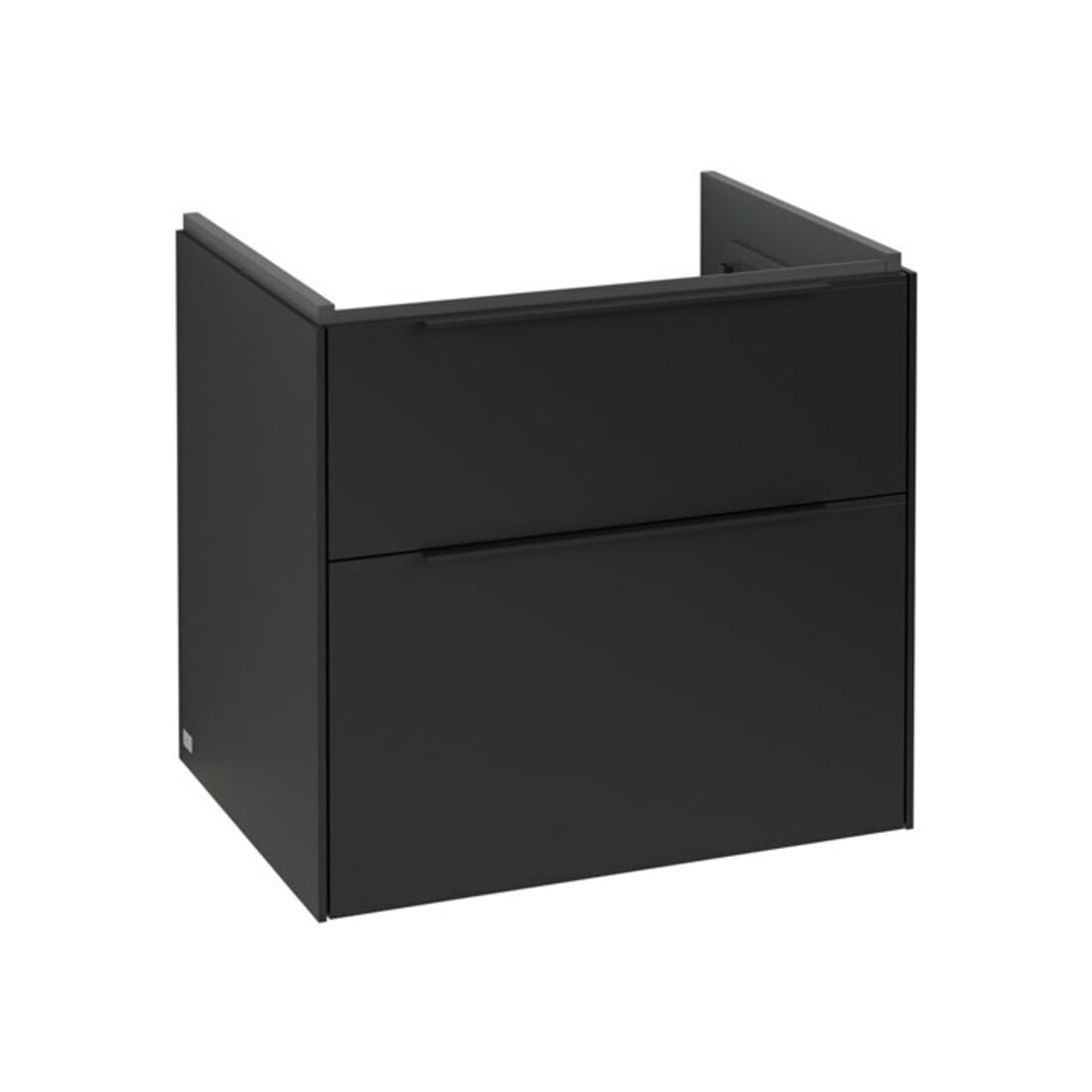 V&B Waschtischunterschrank Subway 3.0 62,2x57,6x47,8cm, m LE/Gr vo b, volc bla