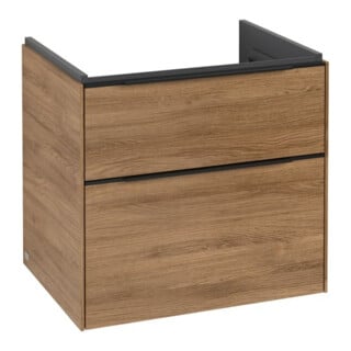 V&B Waschtischunterschrank Subway 3.0 62,2x57,6x47,8cm, m LE/Gr vo bla, Kan Oa
