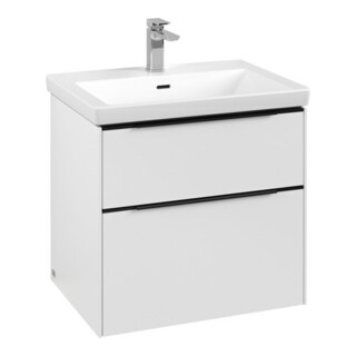 V&B Waschtischunterschrank Subway 3.0 62,2x57,6x47,8cm, m LE/Gr vo bla, P wh.