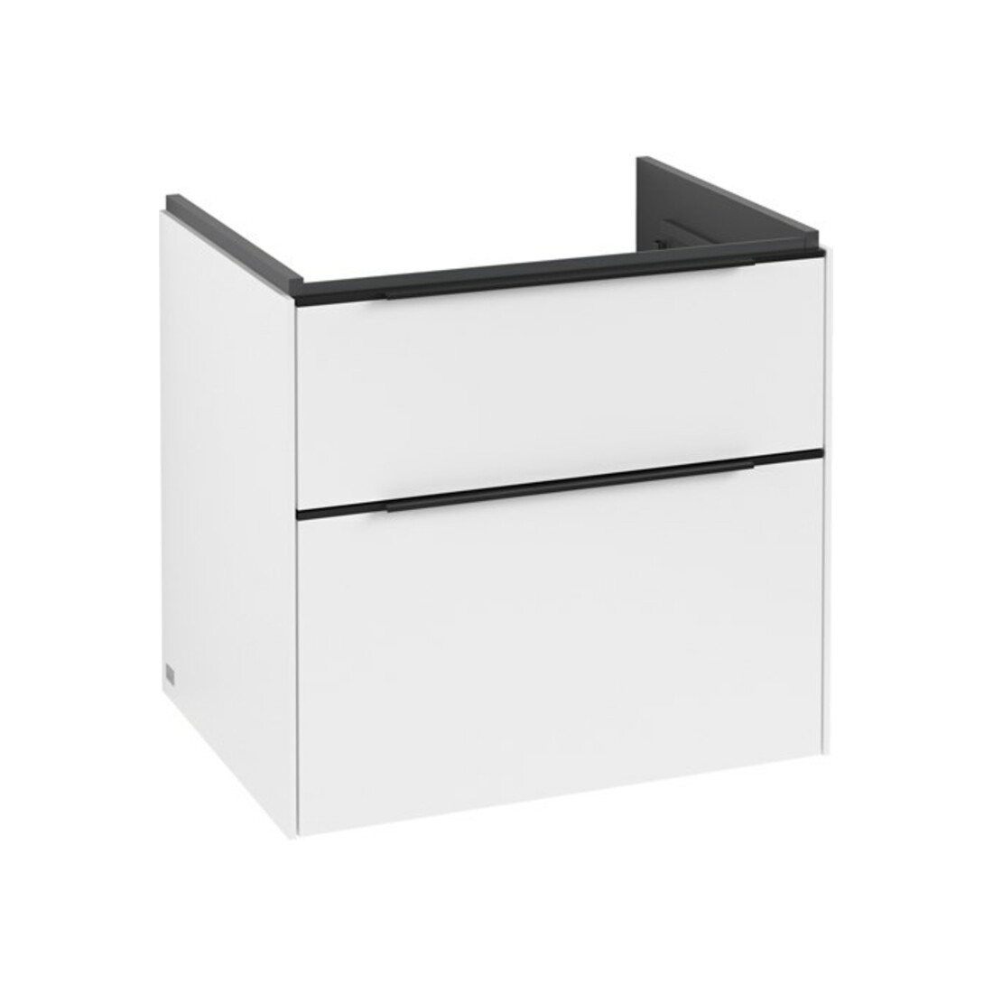 V&B Waschtischunterschrank Subway 3.0 62,2x57,6x47,8cm, m LE/Gr vo bla, P wh.