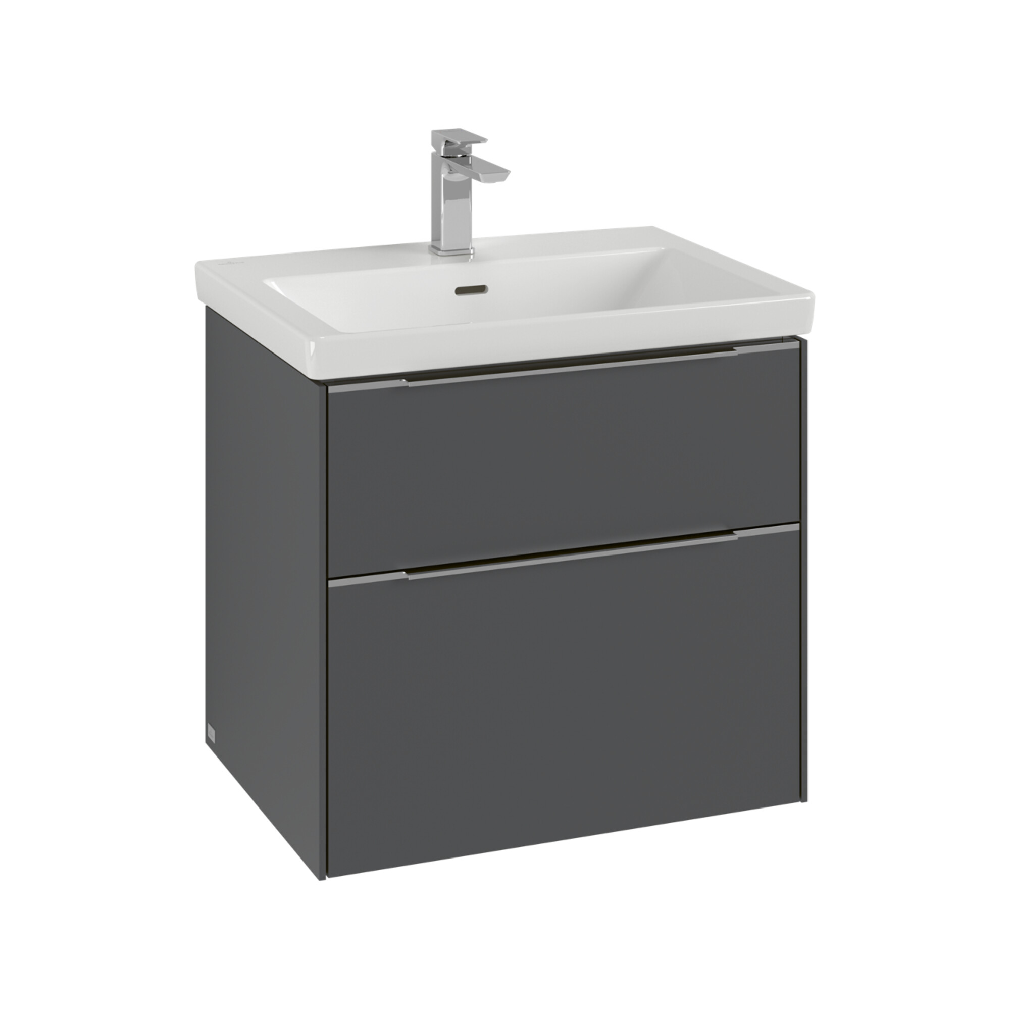 V&B Waschtischunterschrank Subway 3.0 62,2x57,6x47,8cm, m LE/Gr vo bla, wh. Oa ; Villeroy & Boch