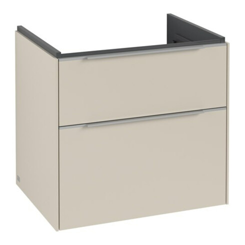 V&B Waschtischunterschrank Subway 3.0 62,2x57,6x47,8cm, o LE/Gr AL g, cashm Gr