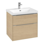 V&B Waschtischunterschrank Subway 3.0 62,2x57,6x47,8cm, o LE/Gr AL gl, Nord Oa