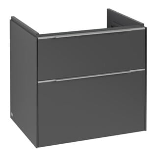 V&B Waschtischunterschrank Subway 3.0 62,2x57,6x47,8cm, o LE/Gr Alu gl, graph.