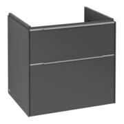 V&B Waschtischunterschrank Subway 3.0 62,2x57,6x47,8cm, o LE/Gr Alu gl, graph.