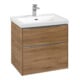 V&B Waschtischunterschrank Subway 3.0 62,2x57,6x47,8cm, o LE/Gr Alu gl, Kan Oa-1