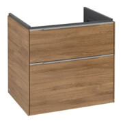 V&B Waschtischunterschrank Subway 3.0 62,2x57,6x47,8cm, o LE/Gr Alu gl, Kan Oa-4