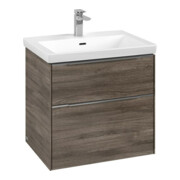 V&B Waschtischunterschrank Subway 3.0 62,2x57,6x47,8cm, o LE/Gr Alu gl, st. Oa