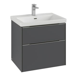 V&B Waschtischunterschrank Subway 3.0 62,2x57,6x47,8cm, o LE/Gr mon., graph.