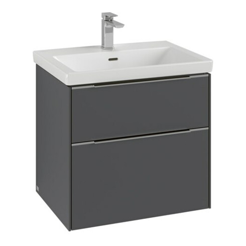V&B Waschtischunterschrank Subway 3.0 62,2x57,6x47,8cm, o LE/Gr mon., graph.