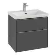 V&B Waschtischunterschrank Subway 3.0 62,2x57,6x47,8cm, o LE/Gr mon., graph.